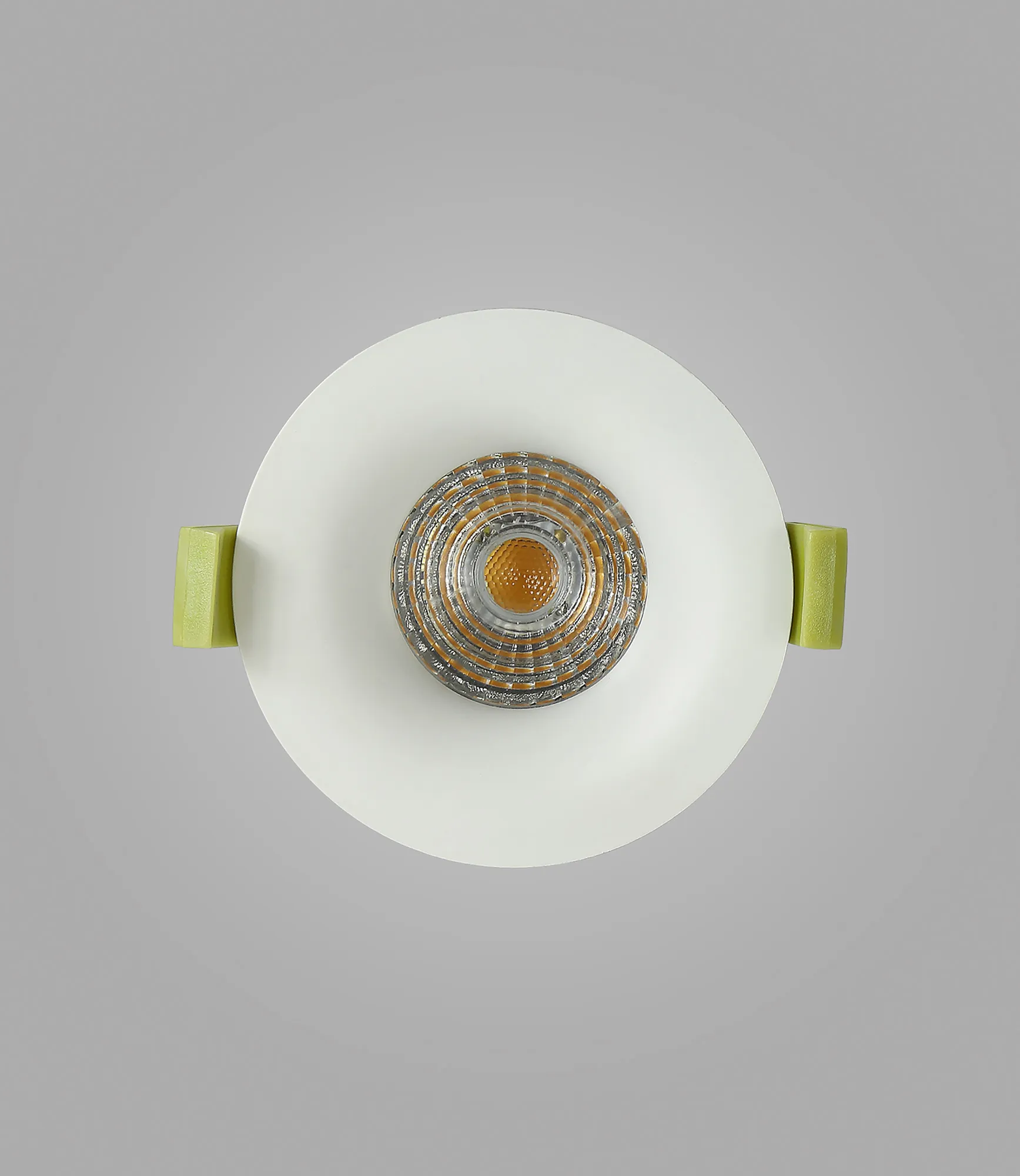 Bruve GU10 Recessed Round Matt White IP65 Downlighter, Cut-Out 68mm DX200400  Dlux Bruve IP65